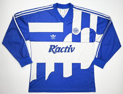 Maillot Schalke 04 Domicile Adidas 1991-92 Vintage Manches Longues