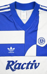 Maillot Schalke 04 Domicile Adidas 1991-92 Vintage Manches Longues