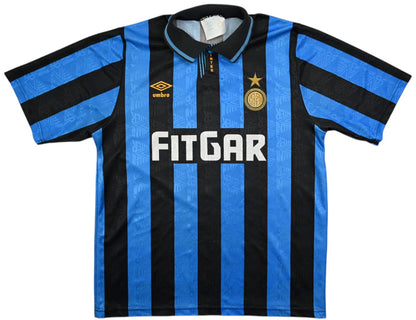 Maillot Inter Milan 1991-92 Umbro Domicile Vintage FITGAR