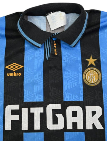 Maillot Inter Milan 1991-92 Umbro Domicile Vintage FITGAR