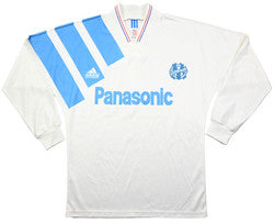 Maillot Extérieur OM 1991-92 Manches Longues Adidas Vintage