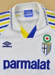 Maillot Parma AC 1991-92 Domicile Umbro Parmalat vintage