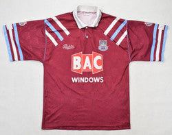 Maillot West Ham 1991-92 Match Issue Bukta Vintage Domicile