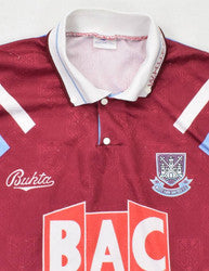 Maillot West Ham 1991-92 Match Issue Bukta Vintage Domicile