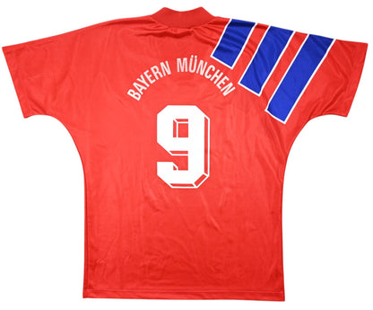 Maillot Bayern Munich 1991-93 Adidas #9 Domicile Vintage