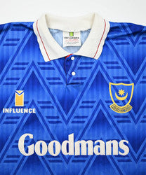 Maillot Portsmouth 1991-93 Influence Goodmans vintage XL
