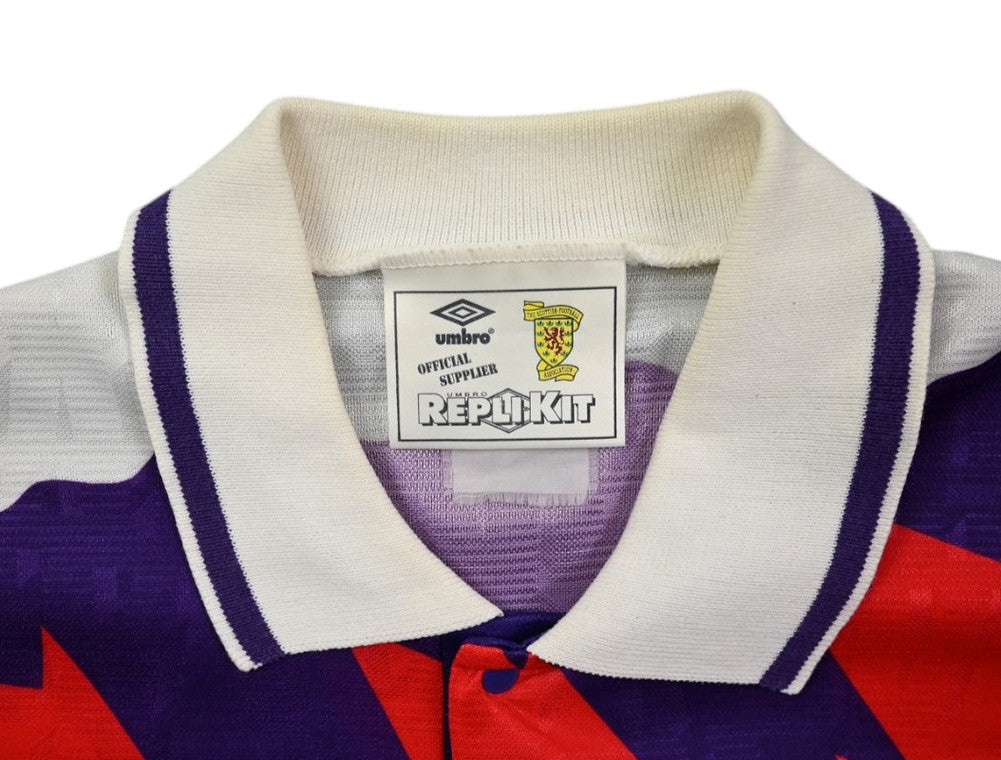 Maillot Écosse Extérieur Umbro 1991-93 Vintage XL — 8/10