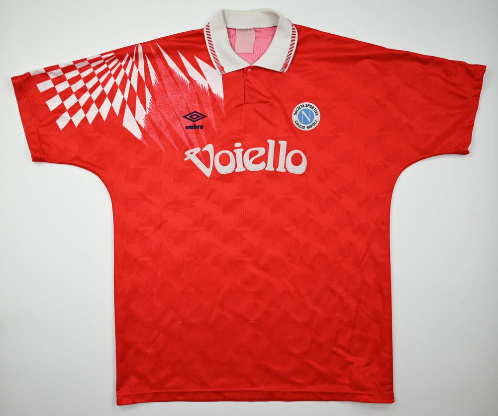 Maillot SSC Napoli Domicile Umbro Voiello 1991-93 vintage