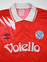 Maillot SSC Napoli Domicile Umbro Voiello 1991-93 vintage