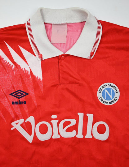Maillot SSC Napoli Domicile Umbro Voiello 1991-93 vintage