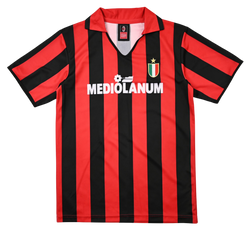 Maillot AC Milan 1992-93 Official Replica Mediolanum vintage S