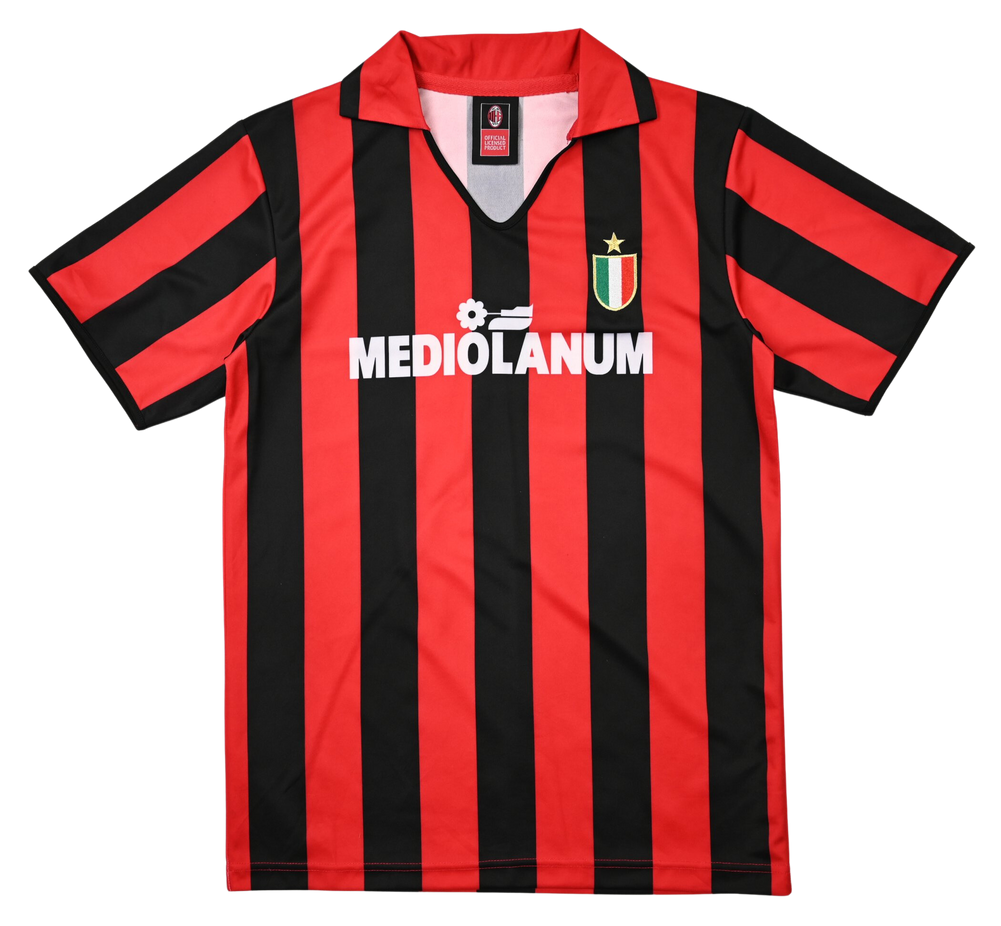 Maillot AC Milan 1992-93 Official Replica Mediolanum vintage S