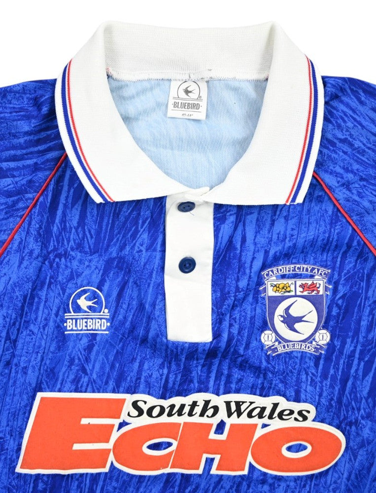 Maillot Cardiff City 1992-93 Domicile Bluebird vintage - L