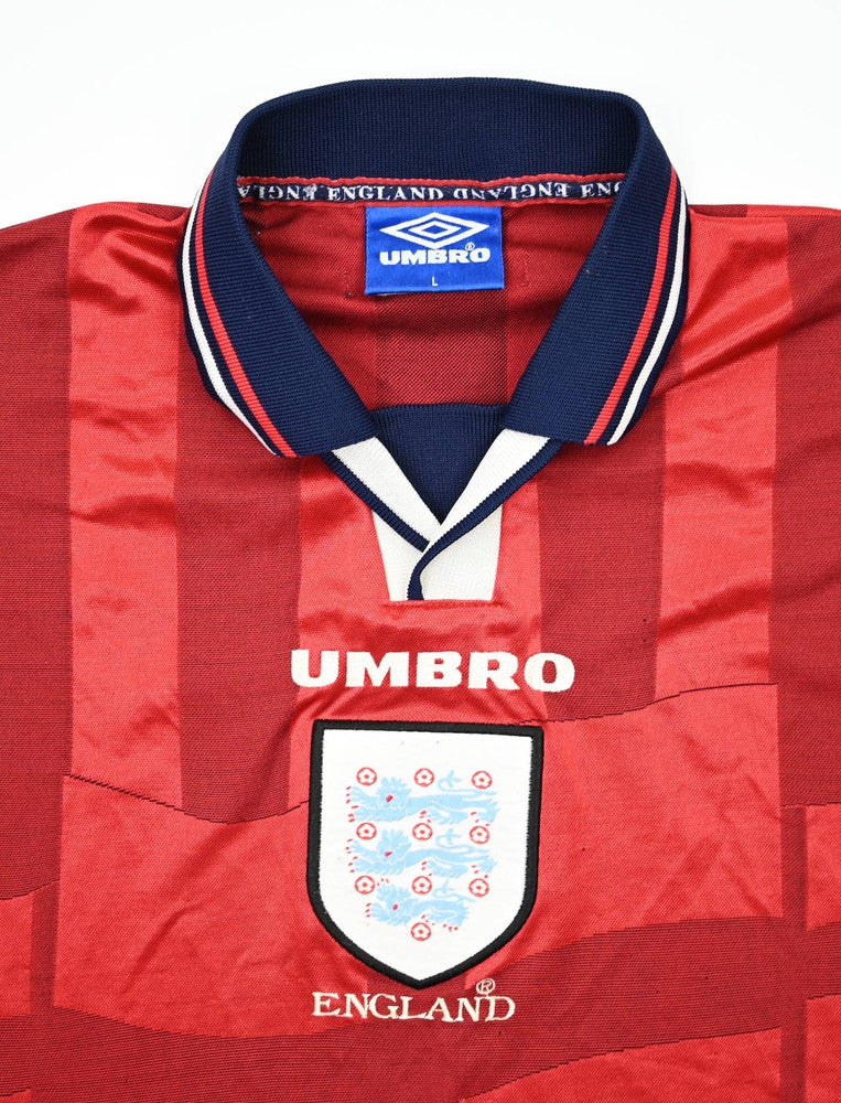 Maillot Angleterre 1992-93 Domicile Umbro Vintage taille L