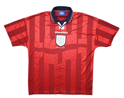 Maillot Angleterre 1992-93 Domicile Umbro Vintage taille L