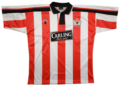 Maillot Exeter City 1992-93 Domicile Matchwinner Carling vintage