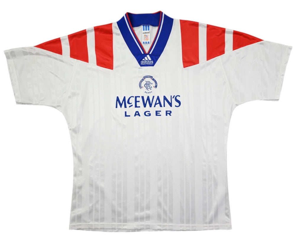 Maillot Glasgow Rangers Extérieur Adidas 1992-93 vintage XL