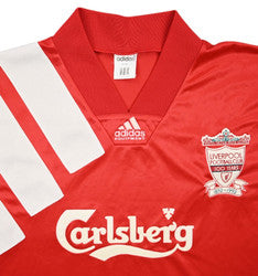 Maillot Liverpool 1992-93 Adidas Domicile Vintage Carlsberg