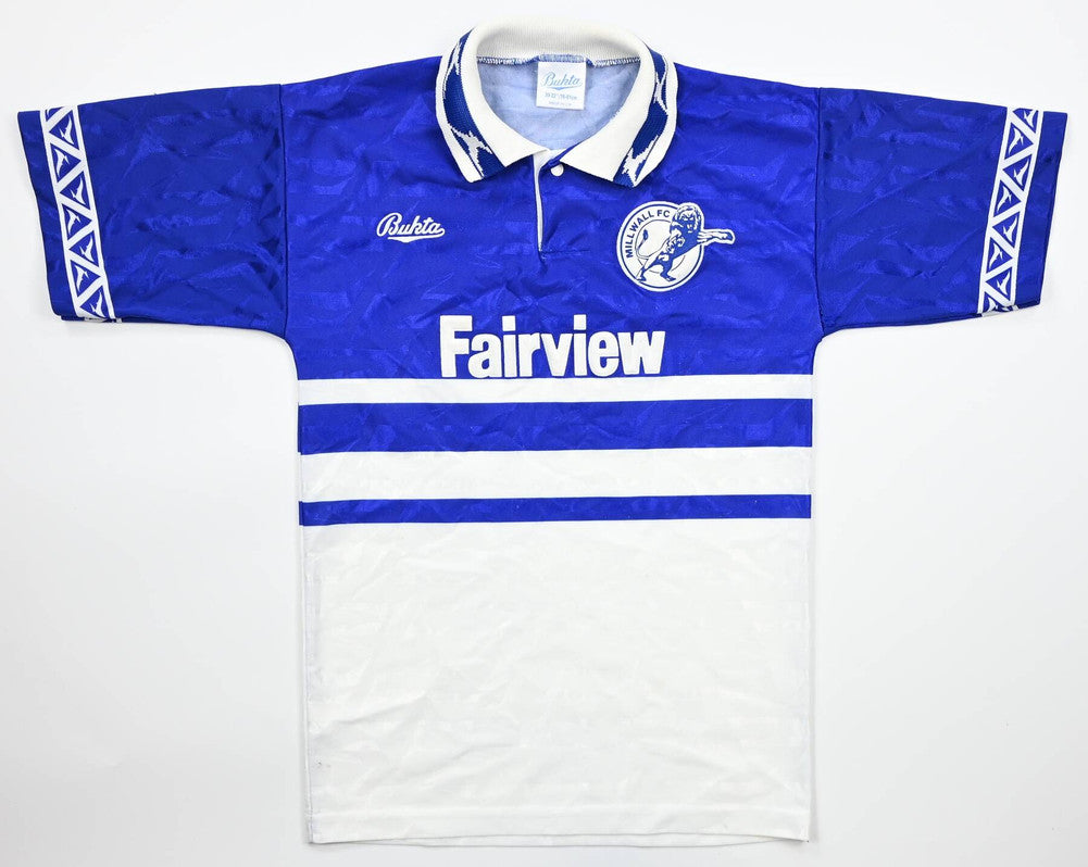 Maillot Millwall FC 1992-93 Domicile Bukta Vintage Boys S