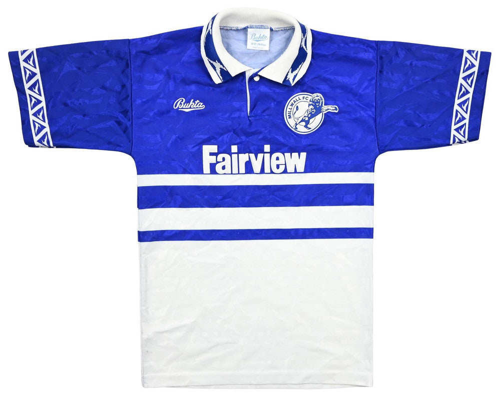 Maillot Millwall FC 1992-93 Domicile Bukta Vintage Boys S