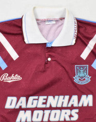 Maillot West Ham Bukta 1992-93 Domicile Match Issue Vintage