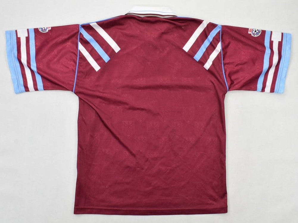 Maillot West Ham Bukta 1992-93 Domicile Match Issue Vintage