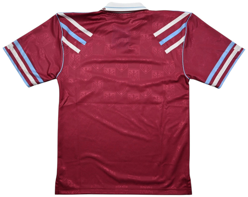 Maillot West Ham 1992-93 Domicile Score Draw Vintage Reissue