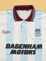 Maillot West Ham United Domicile Bukta 1992-93 Vintage