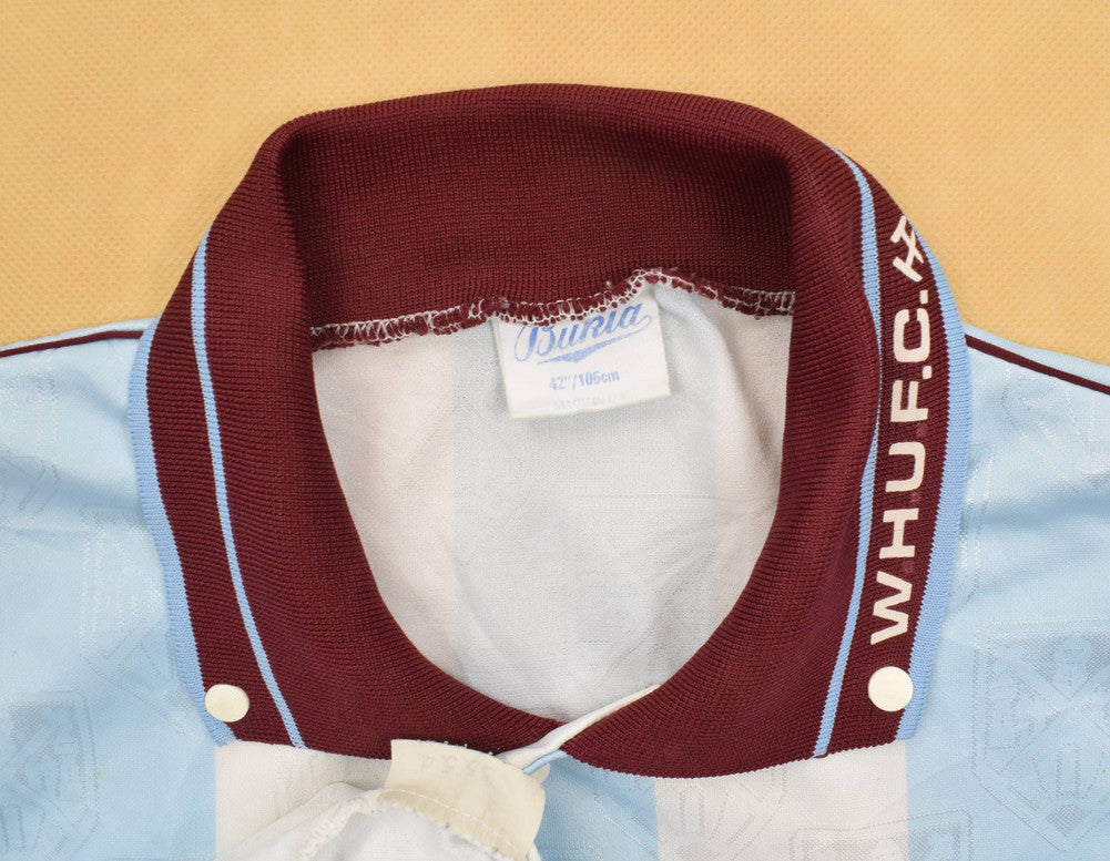 Maillot West Ham United Domicile Bukta 1992-93 Vintage