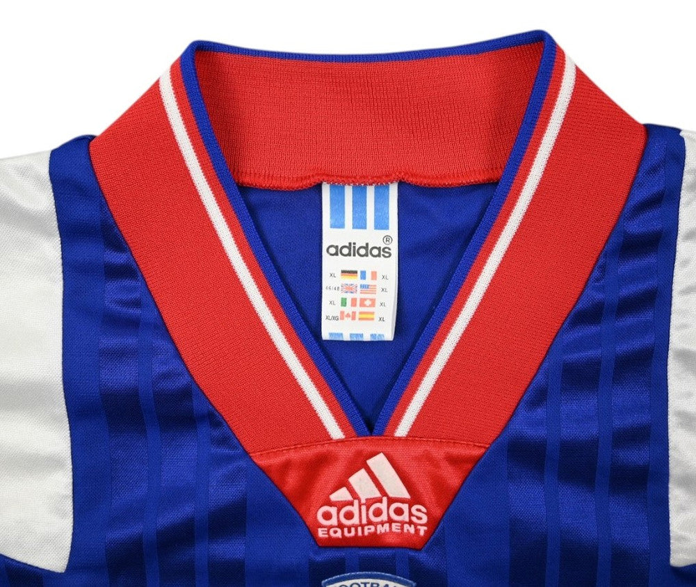 Maillot Glasgow Rangers 1992-94 Domicile Adidas Vintage XL