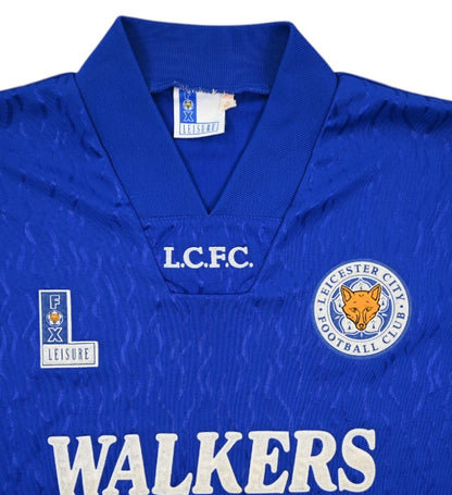 Maillot Leicester City Domicile 1992-94 Fox Leisure Vintage