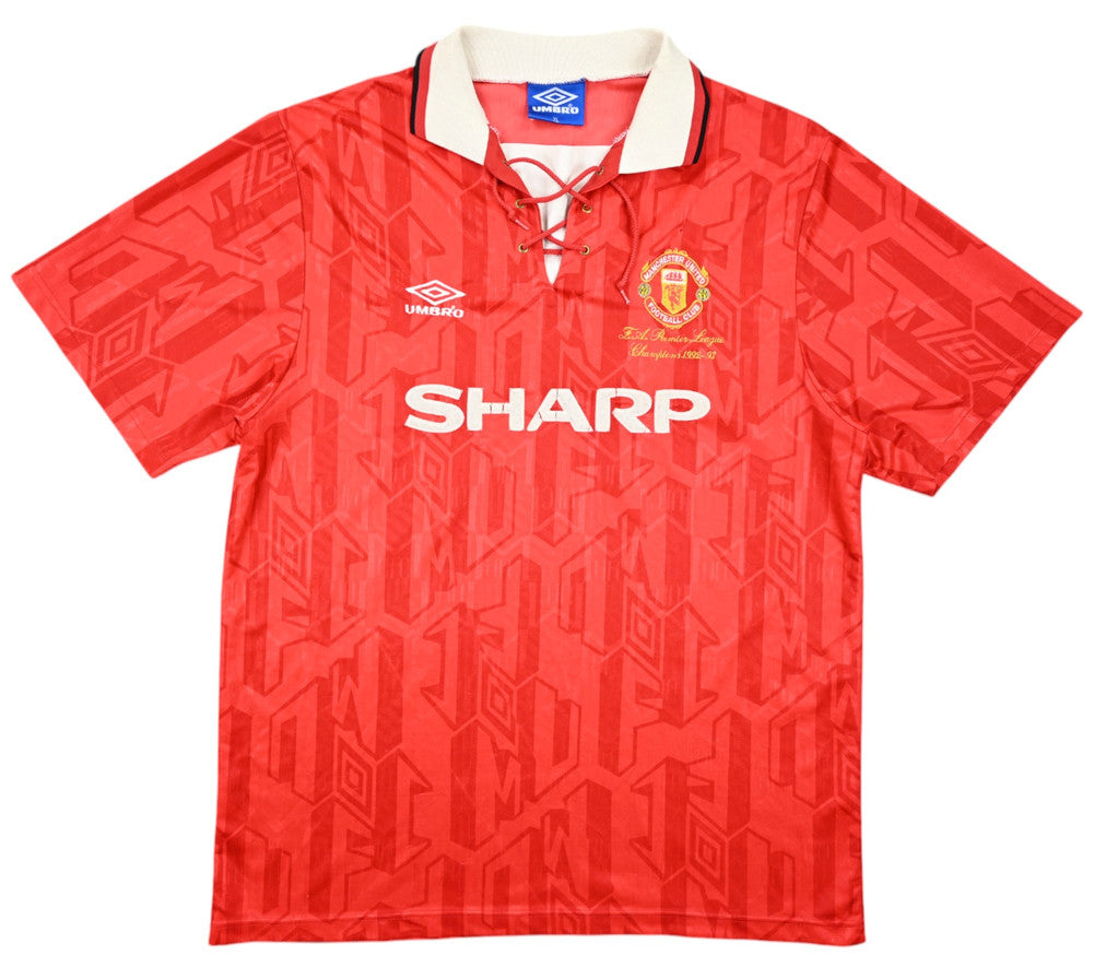Maillot Manchester United 1992-94 Player Issue Umbro SHARP vintage