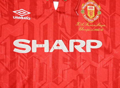 Maillot Manchester United 1992-94 Player Issue Umbro SHARP vintage