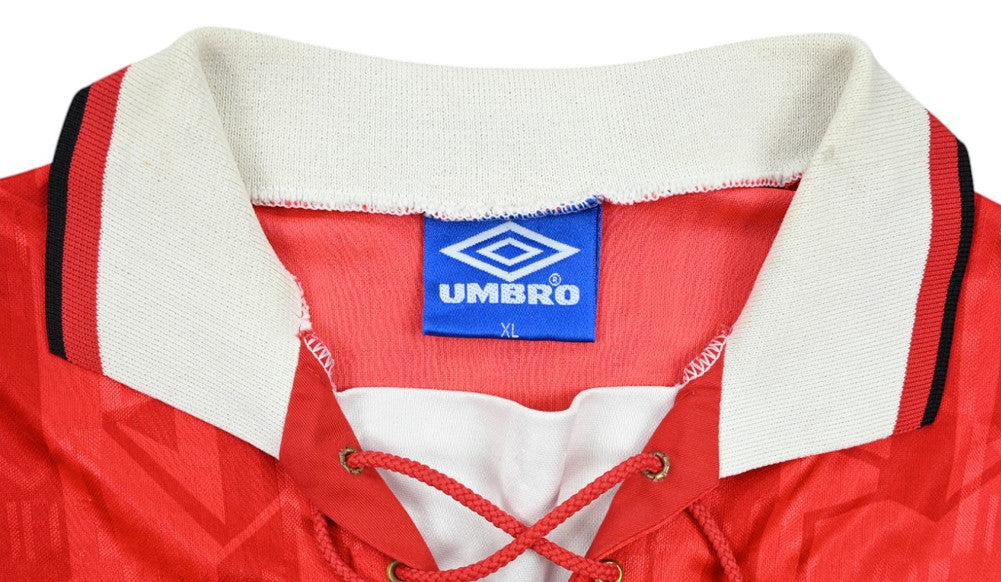 Maillot Manchester United 1992-94 Player Issue Umbro SHARP vintage
