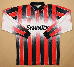Maillot SG Wattenscheid 09 Domicile Diadora 1992-94 Vintage