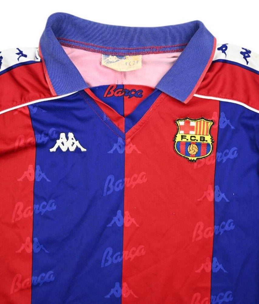 Maillot FC Barcelona 1992-95 Kappa Domicile Vintage Manches Longues