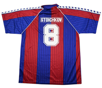 Maillot FC Barcelona 1992-95 Adidas Stoichkov vintage 9/10