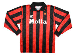 Maillot AC Milan 1993-94 Domicile Lotto Manches Longues vintage