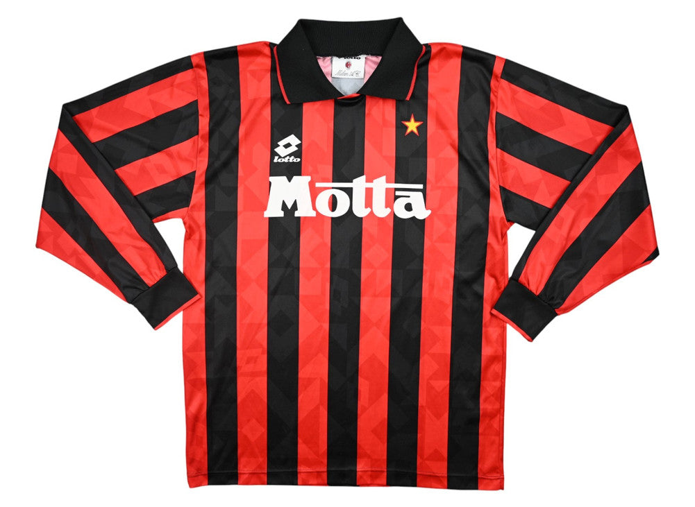 Maillot AC Milan 1993-94 Domicile Lotto Manches Longues vintage