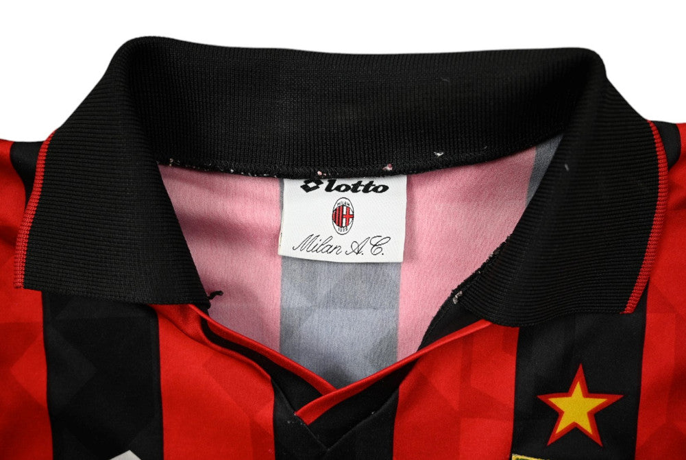 Maillot AC Milan Domicile 1993-94 Lotto MOTTA vintage