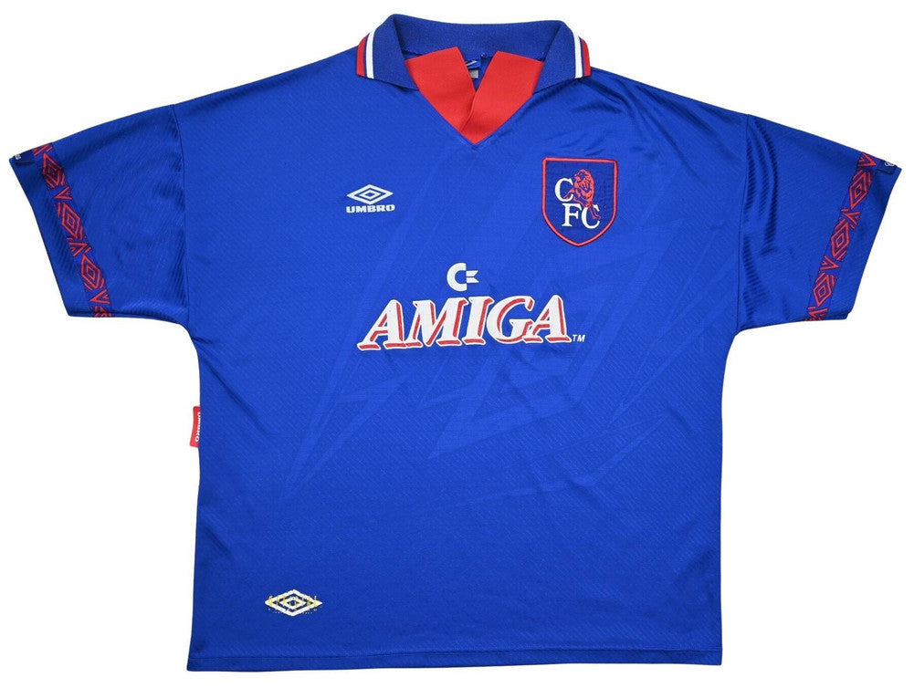 Maillot Chelsea Domicile 1993-94 Umbro Vintage Amiga XXL