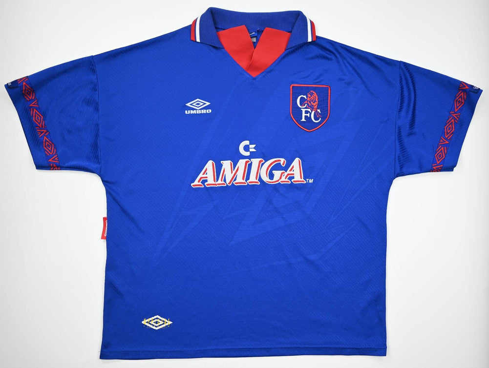 Maillot Chelsea Domicile 1993-94 Umbro Vintage Amiga XXL
