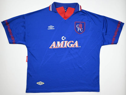 Maillot Chelsea Domicile 1993-94 Umbro Vintage Amiga XXL