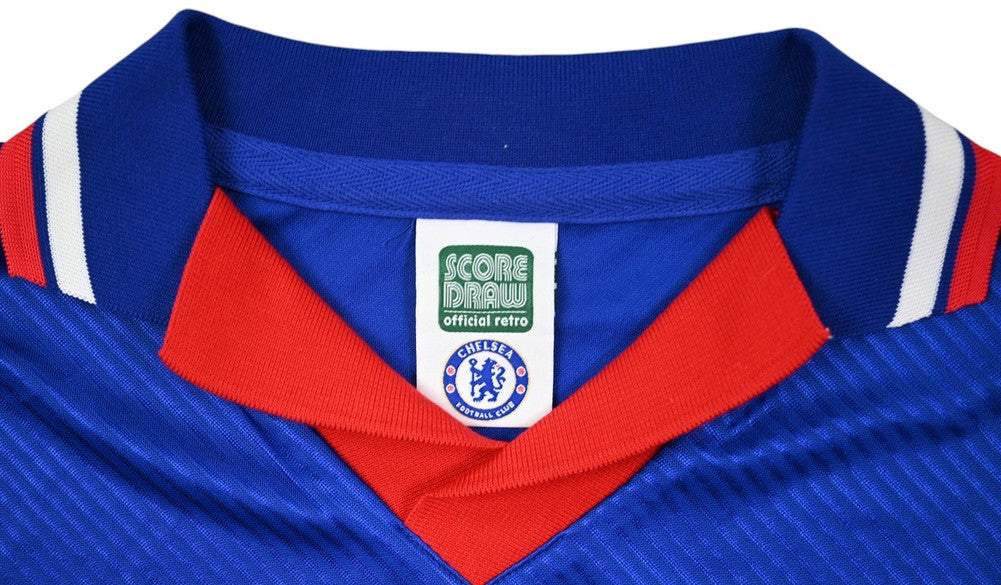 Maillot Chelsea 1993-94 Domicile Score Draw Vintage AMIGA