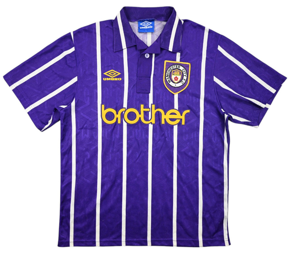 Maillot Extérieur Manchester City 1993-94 Umbro Vintage L