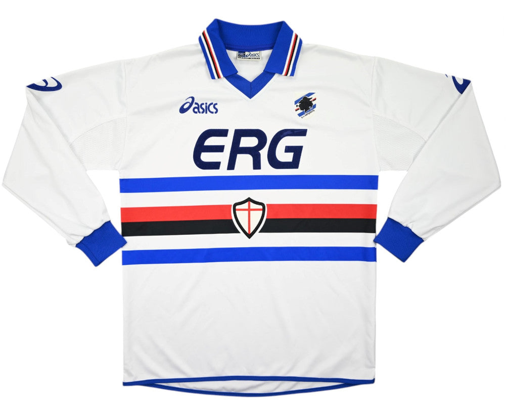 Maillot Sampdoria Extérieur Asics 1993-94 vintage manches longues