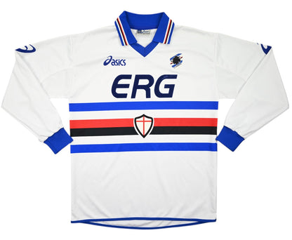 Maillot Sampdoria Extérieur Asics 1993-94 vintage manches longues