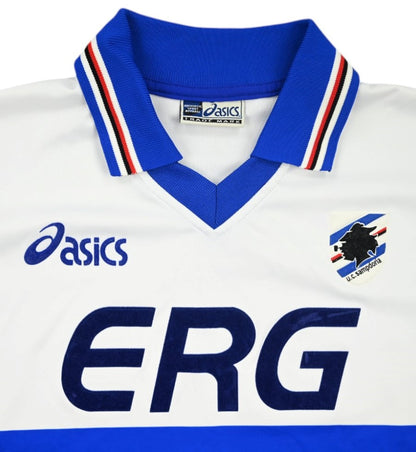 Maillot Sampdoria Extérieur Asics 1993-94 vintage manches longues