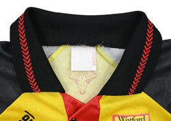 Maillot Watford 1993-94 Domicile Hummel Blaupunkt vintage