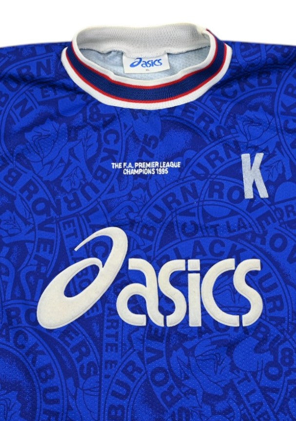 Maillot Blackburn Rovers Domicile Asics 1993-95 Vintage XL
